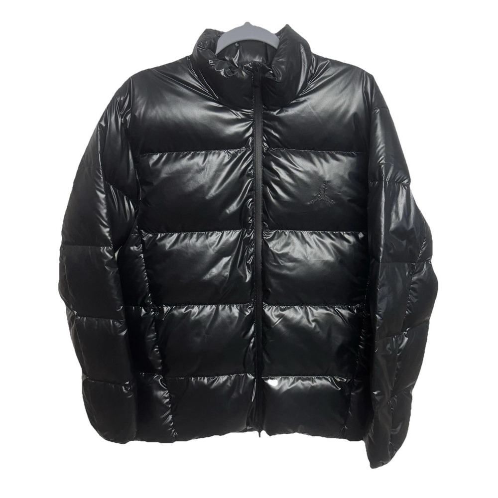 Jordan Flight Men's Down Puffer Jacket Therma-Fit Insulated Black FV7271-010 Sm
